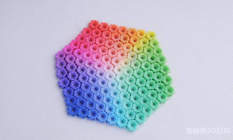 基于UV喷墨的彩色3D打印研究