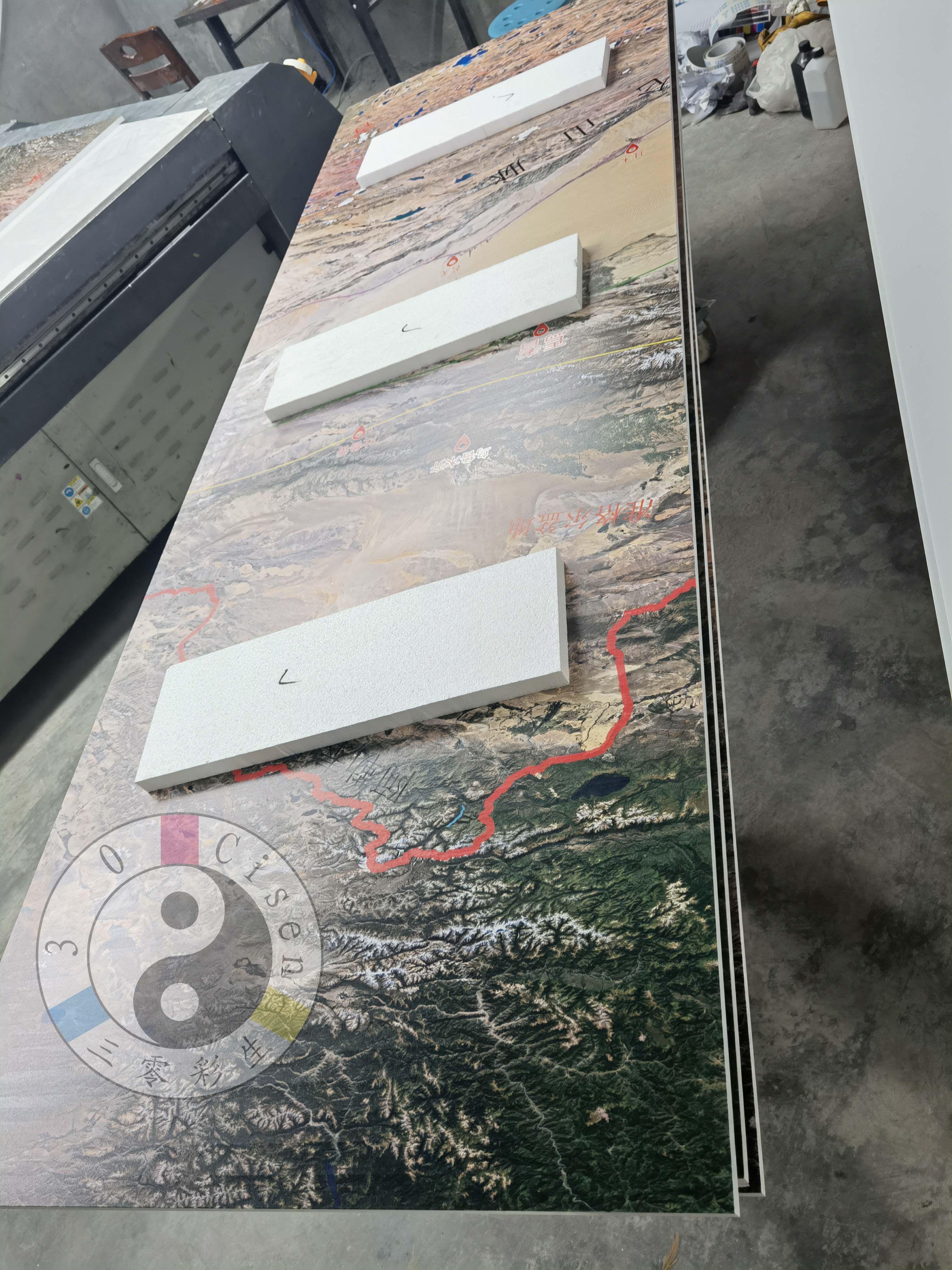 建材装饰行业（背景墙石灰纹大板材）(图2)